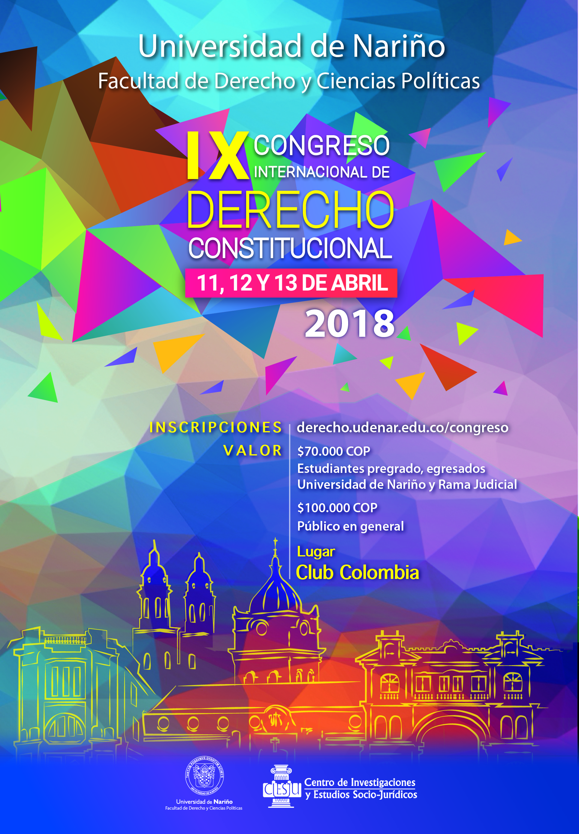 Afiche IX Congreso de Derecho Constitucional
