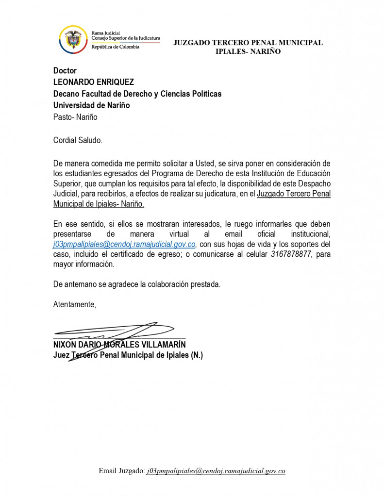 Solicitud Judicante Juzgado Tercero Penal Municipal Ipiales._page-0001
