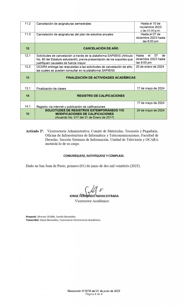 Viceacademica Res. No. 0279 CALENDARIO ESTUDIANTES ANTIGUOS-DERECHO-2023B_page-0004