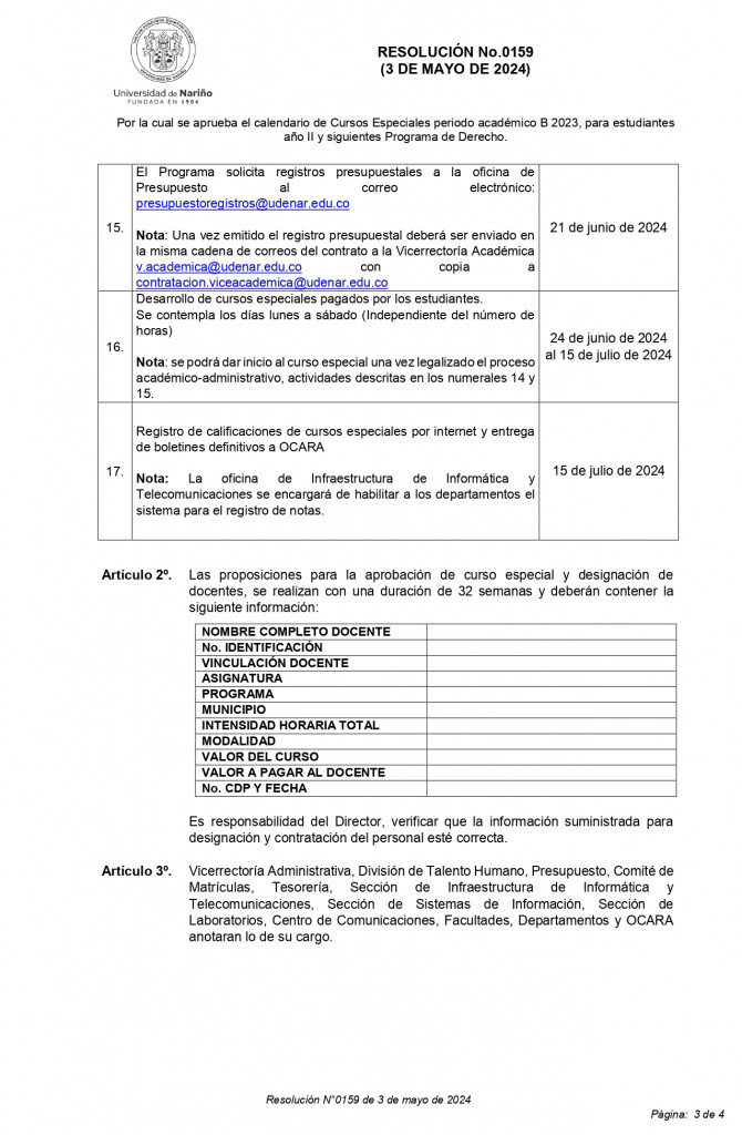 Viceacademica 2024 Res. No. 159 CALENDARIO-CURSOS-ESPECIALES-DERECHO_page-0003