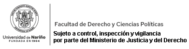 Facultad de Derecho y Ciencias Políticas - Universidad de Nariño